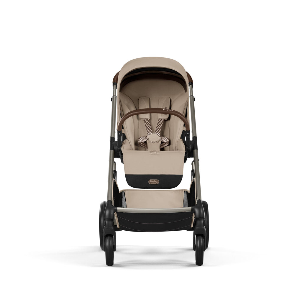 cybex Balios S Lux & Wanne Almond Beige mit Rahmen in Taupe 26