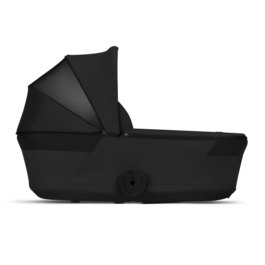 cybex Balios S Lux & faltbare Wanne Moon Black mit Rahmen in Black 26