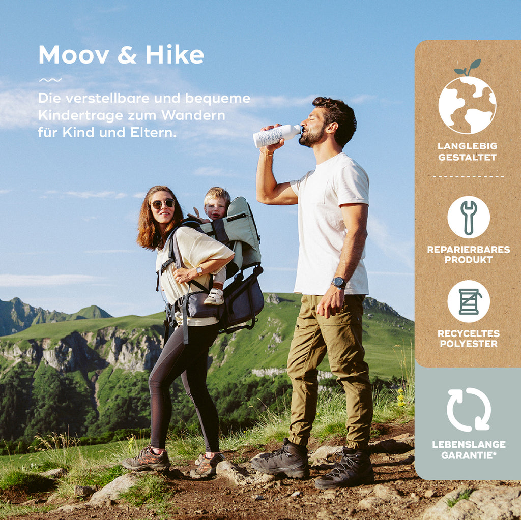 babymoov Rückentrage Moov & Hike Green