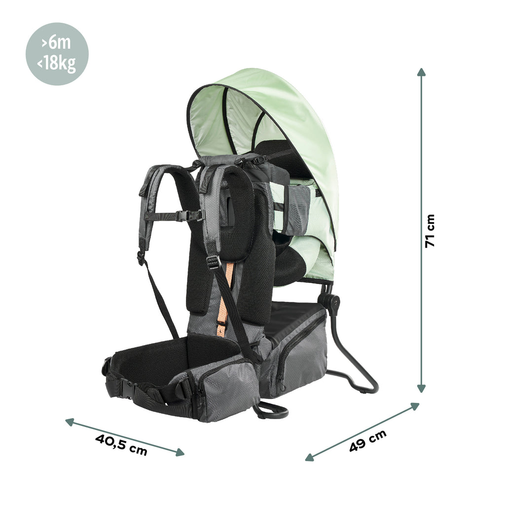 babymoov Rückentrage Moov & Hike Green