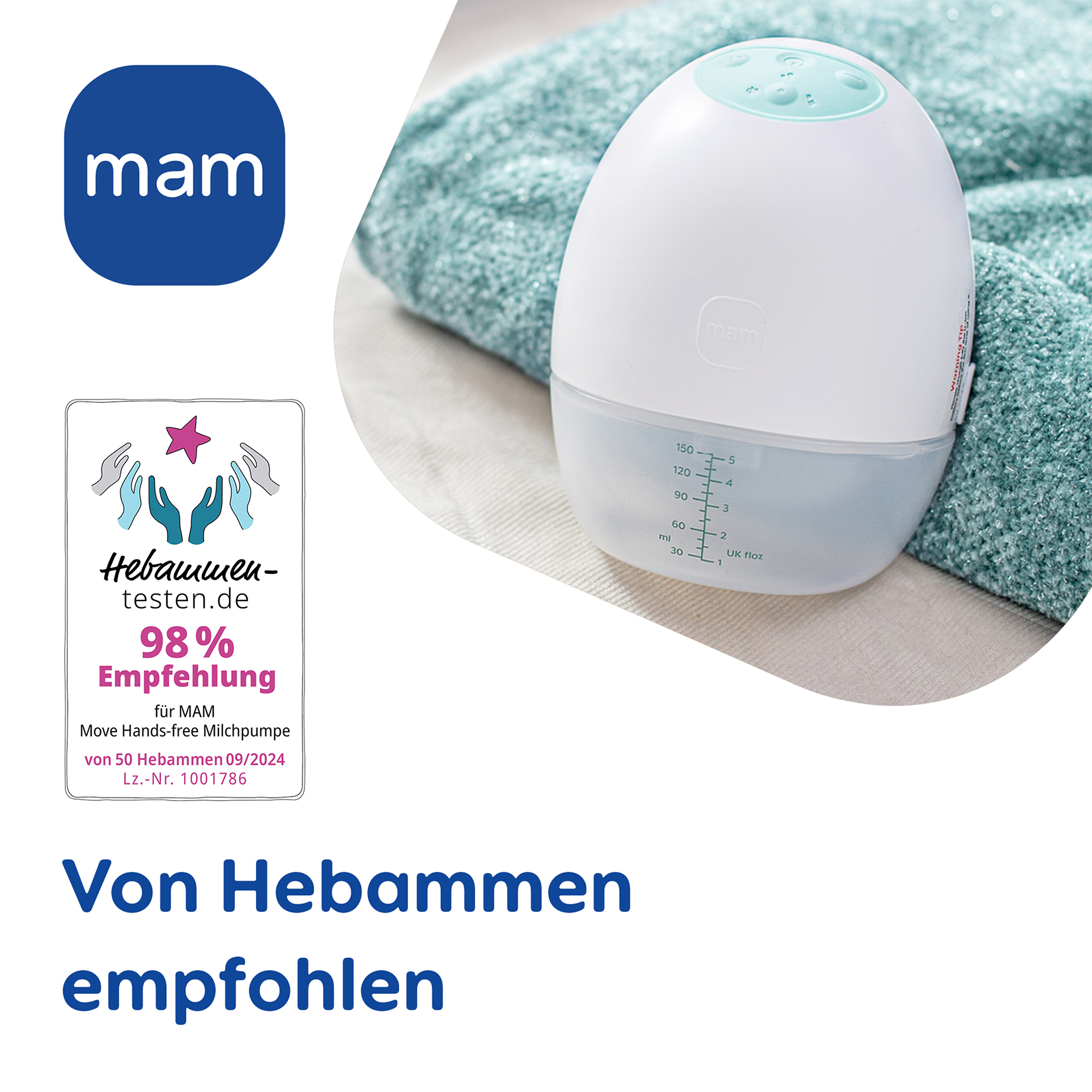 MAM MAM Move Hands-free Doppelmilchpumpe