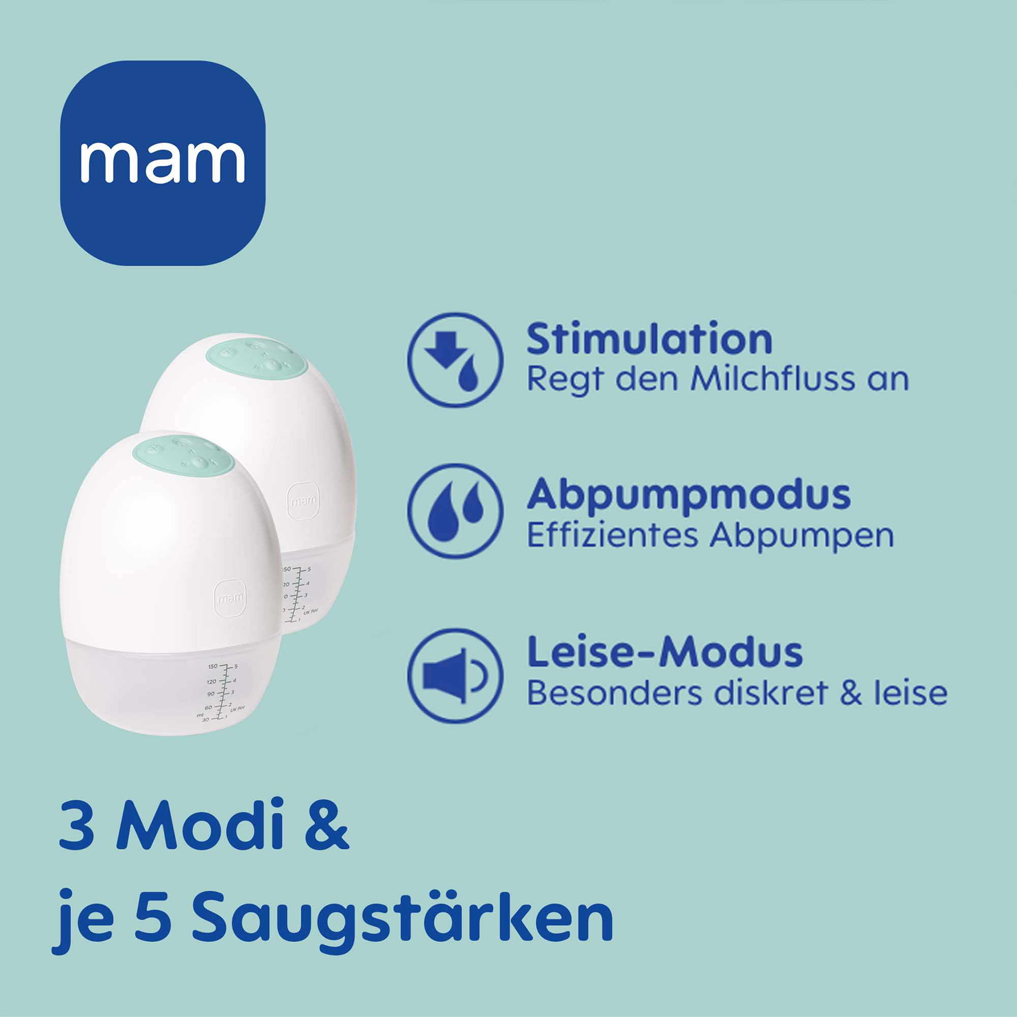 MAM MAM Move Hands-free Doppelmilchpumpe