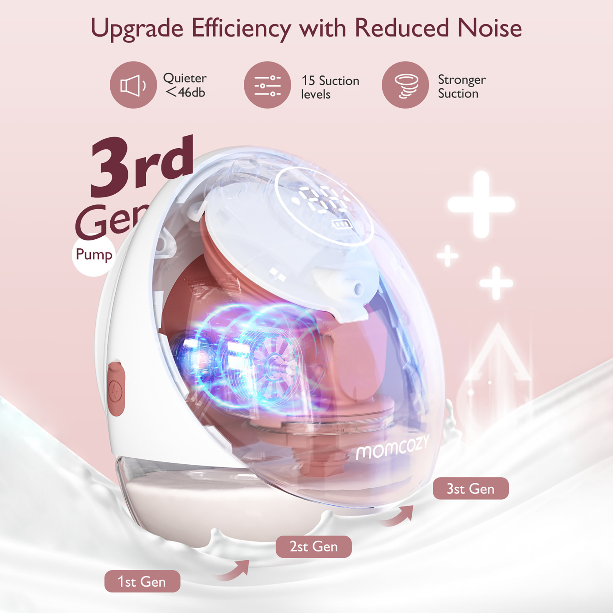 momcozy elektrische Milchpumpe M9 Double