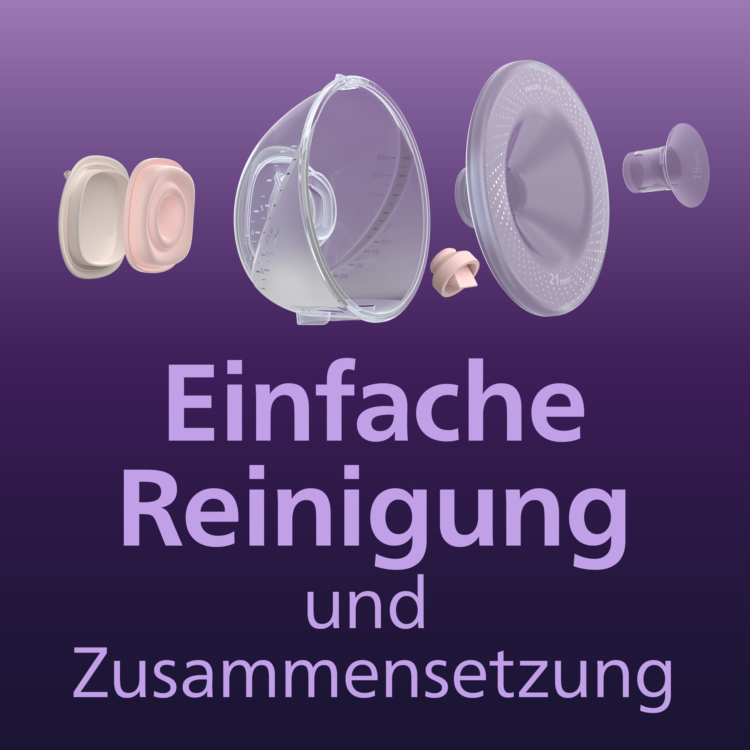 PHILIPS AVENT Elektrische Doppelmilchpumpe SCF532/11