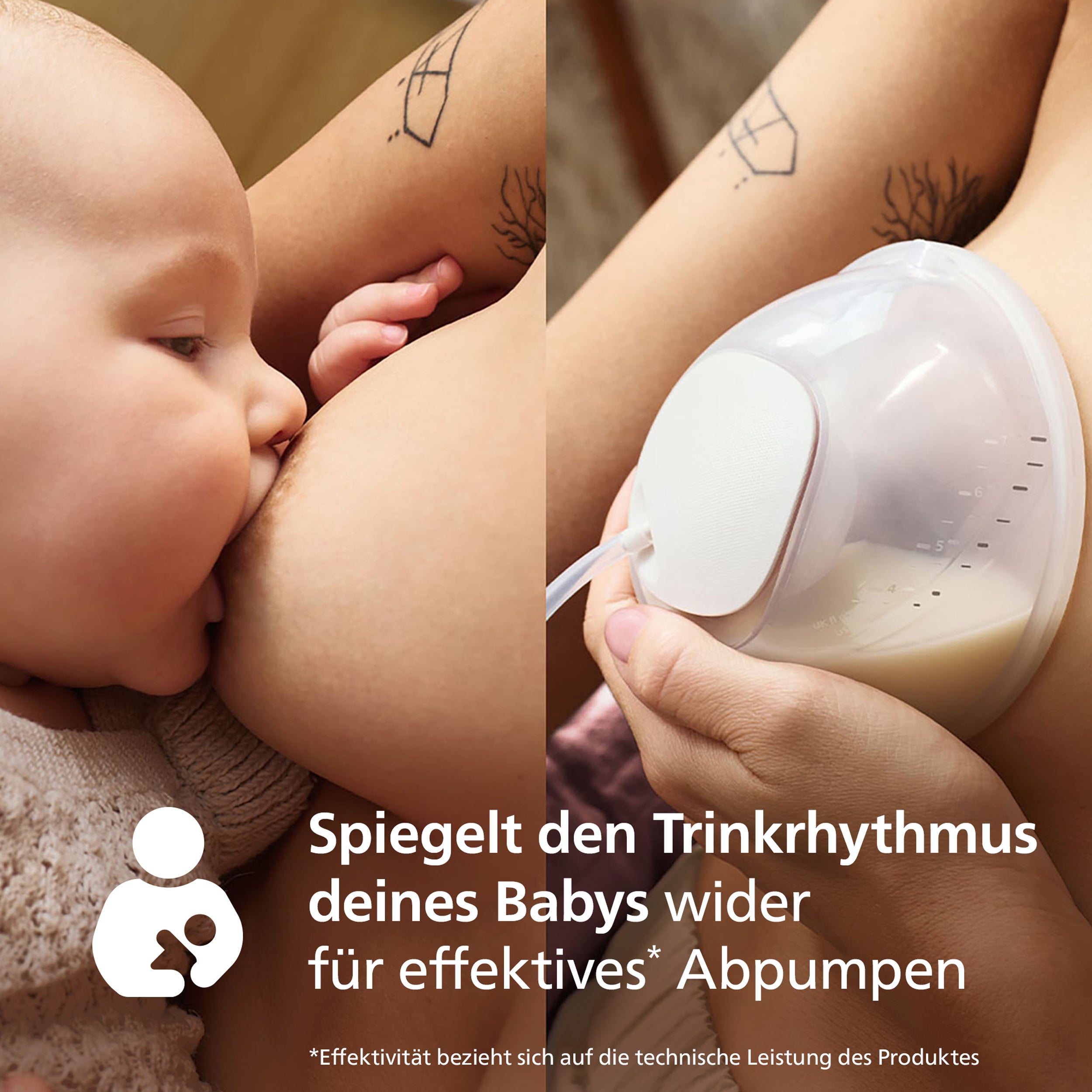 PHILIPS AVENT Elektrische Doppelmilchpumpe SCF532/11