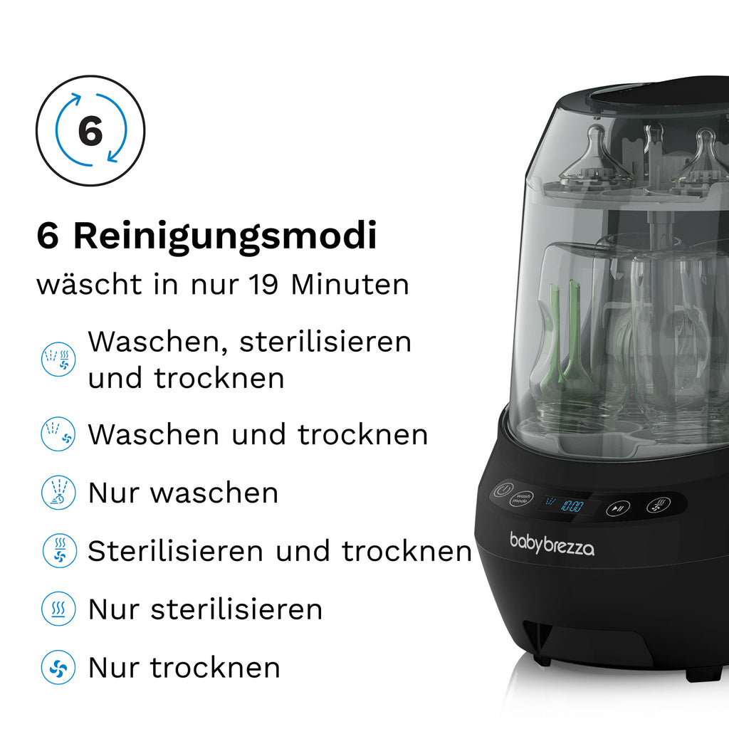 babybrezza Babyflaschenreiniger Bottle Washer Pro