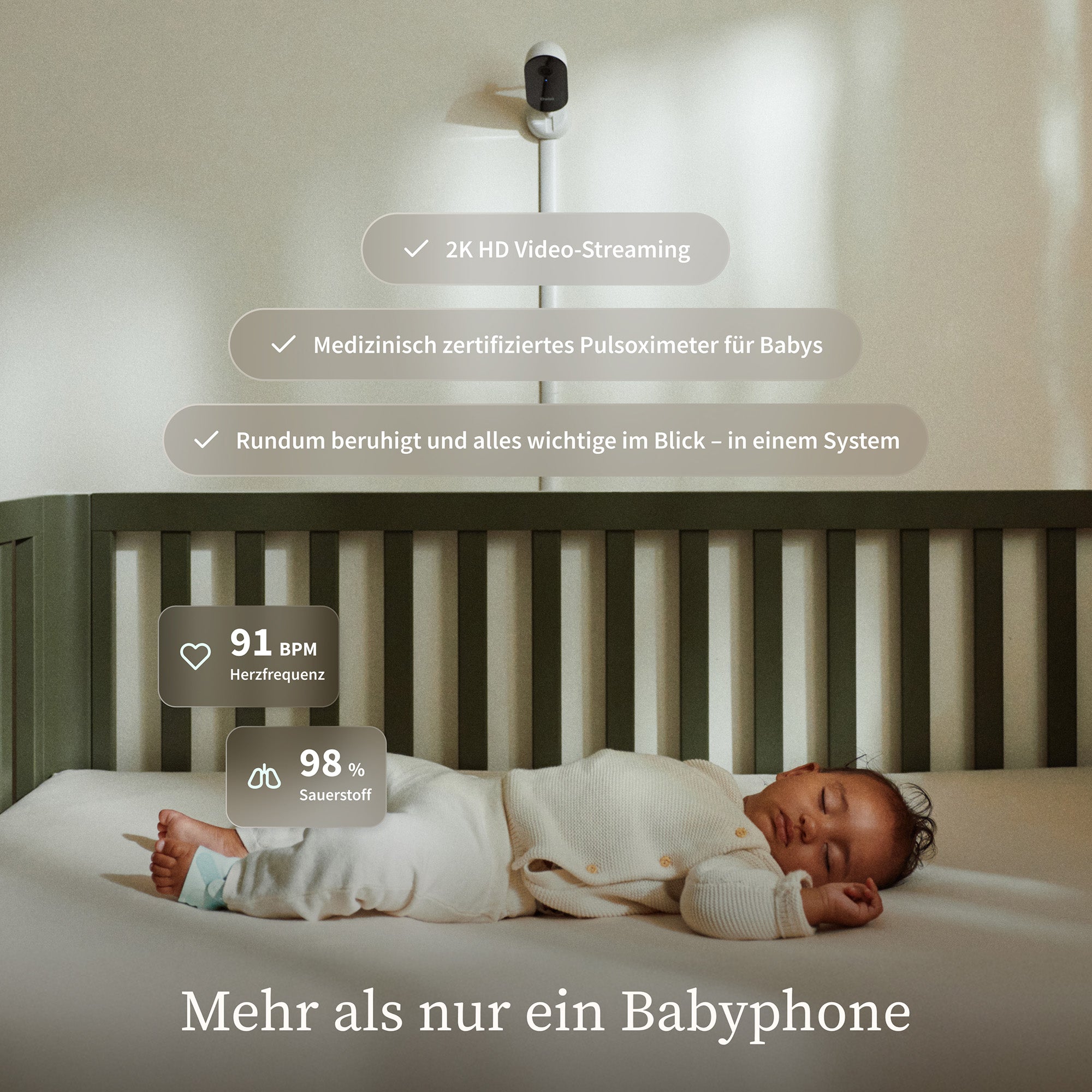 Owlet Owlet Dream Bundle: Dream Sock + Owlet Dream Sight Baby Kamera