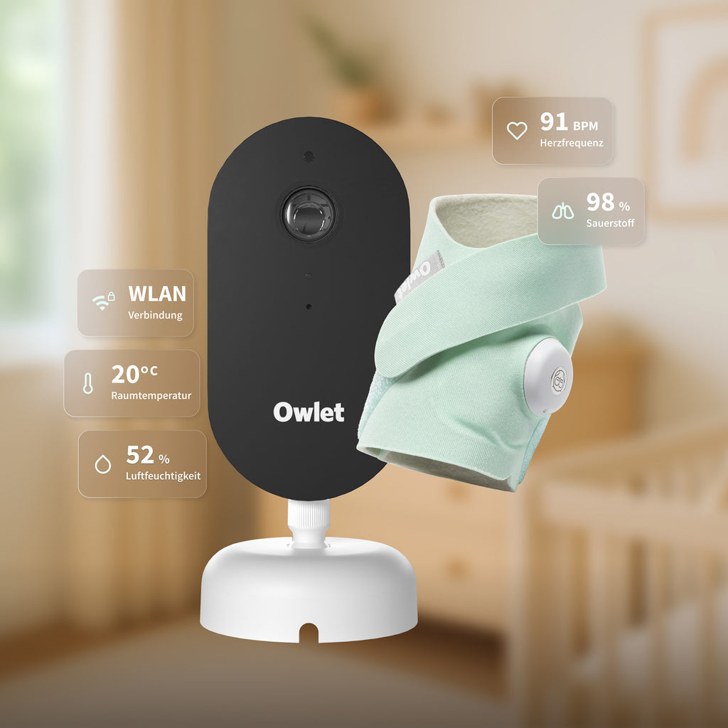 Owlet Owlet Dream Bundle: Dream Sock + Owlet Dream Sight Baby Kamera