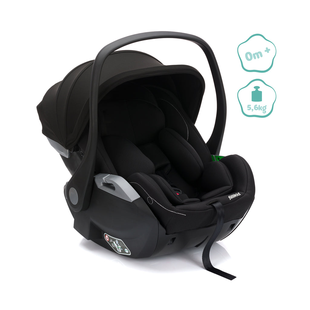 fillikid Babyschale Noa mit Base 360 Black