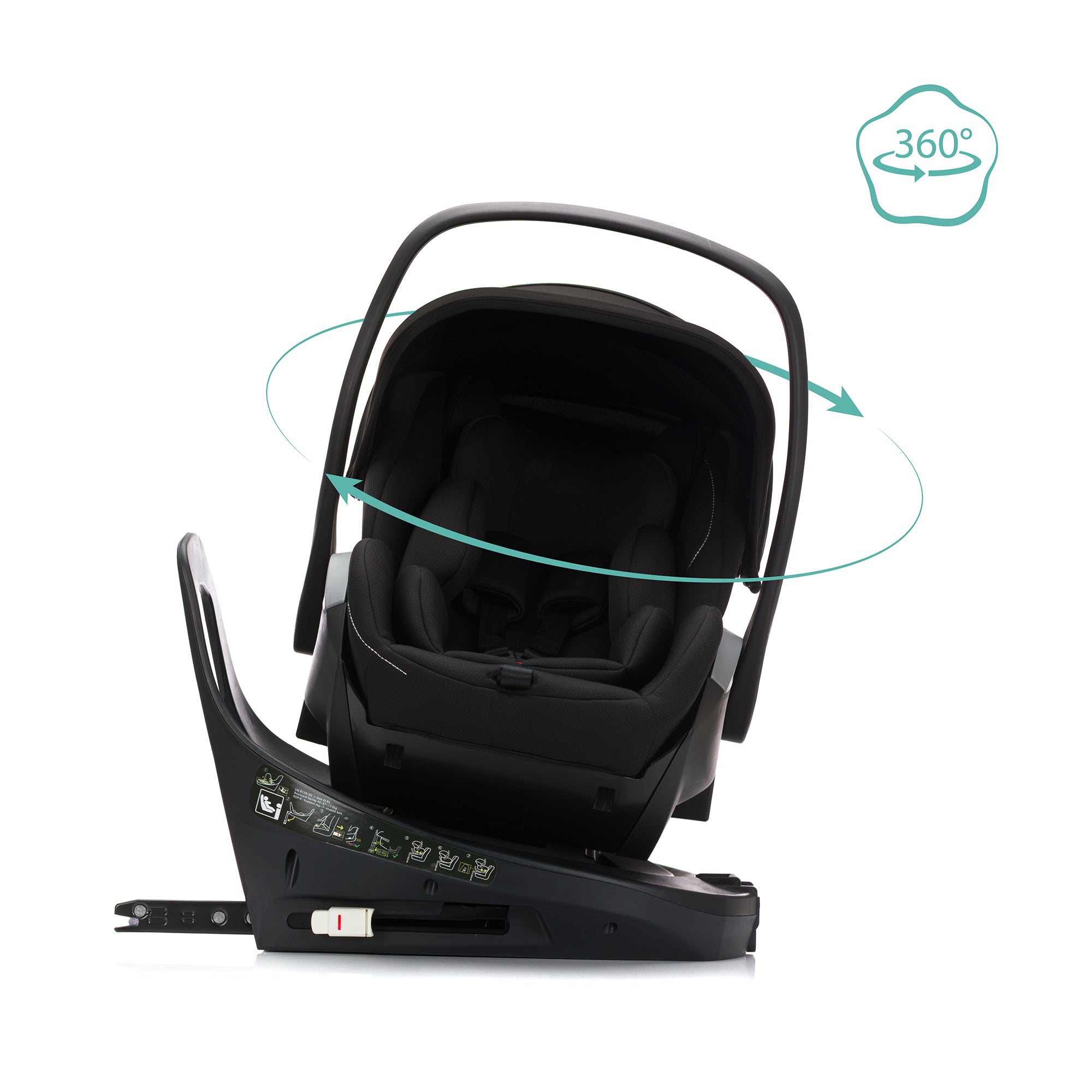fillikid Babyschale Noa mit Base 360 Black