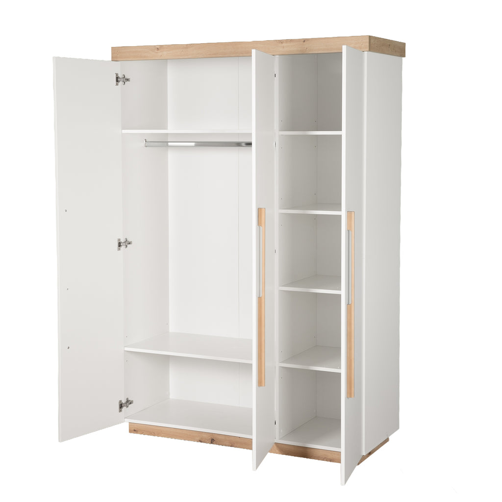 roba 3-türiger Kleiderschrank Lumo