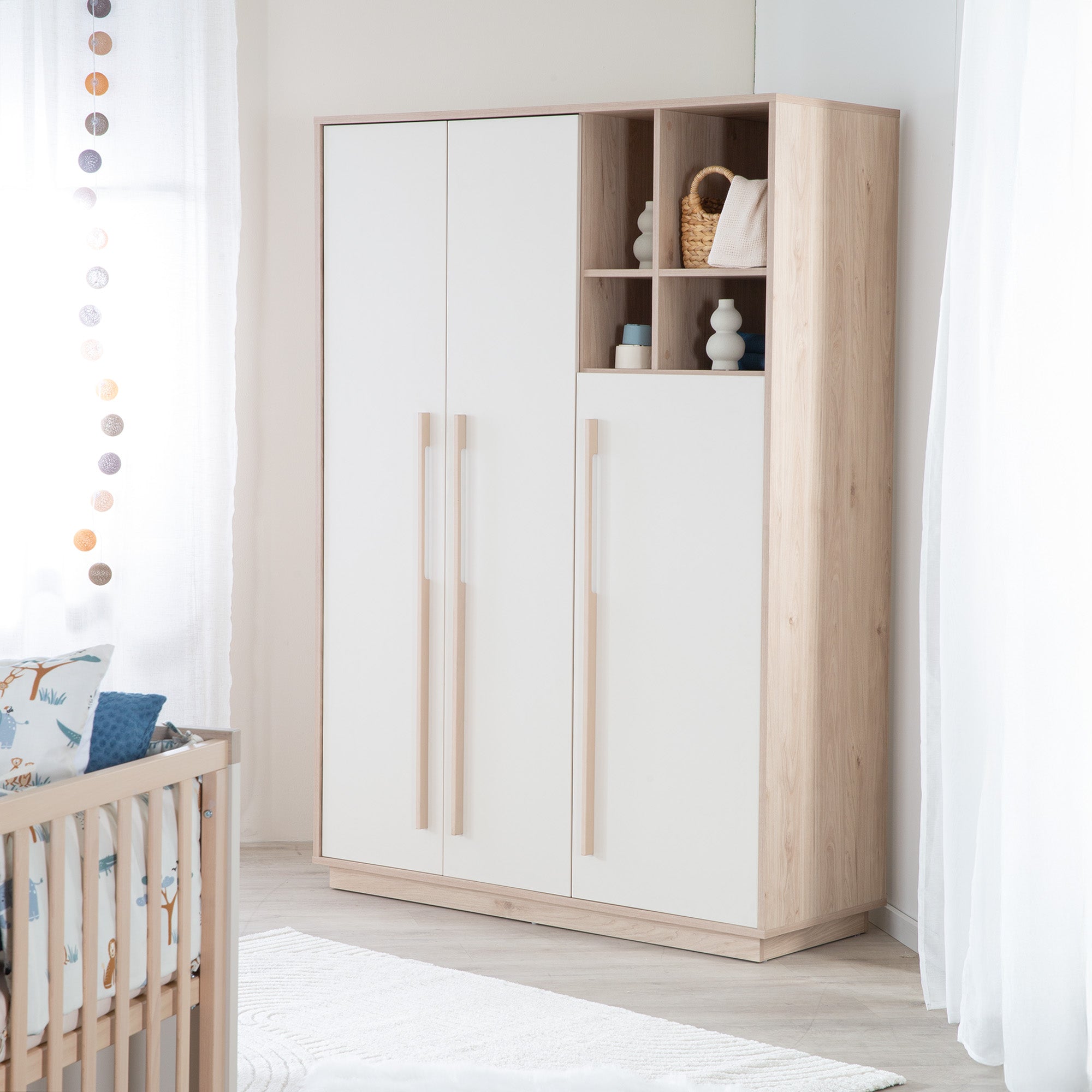 roba 3-türiger Kleiderschrank Elva in Cashmere