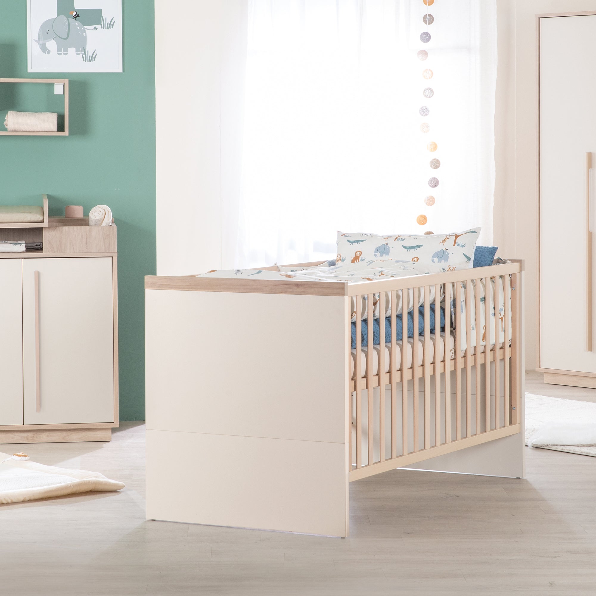 roba Gitterbett Elva in Cashmere
