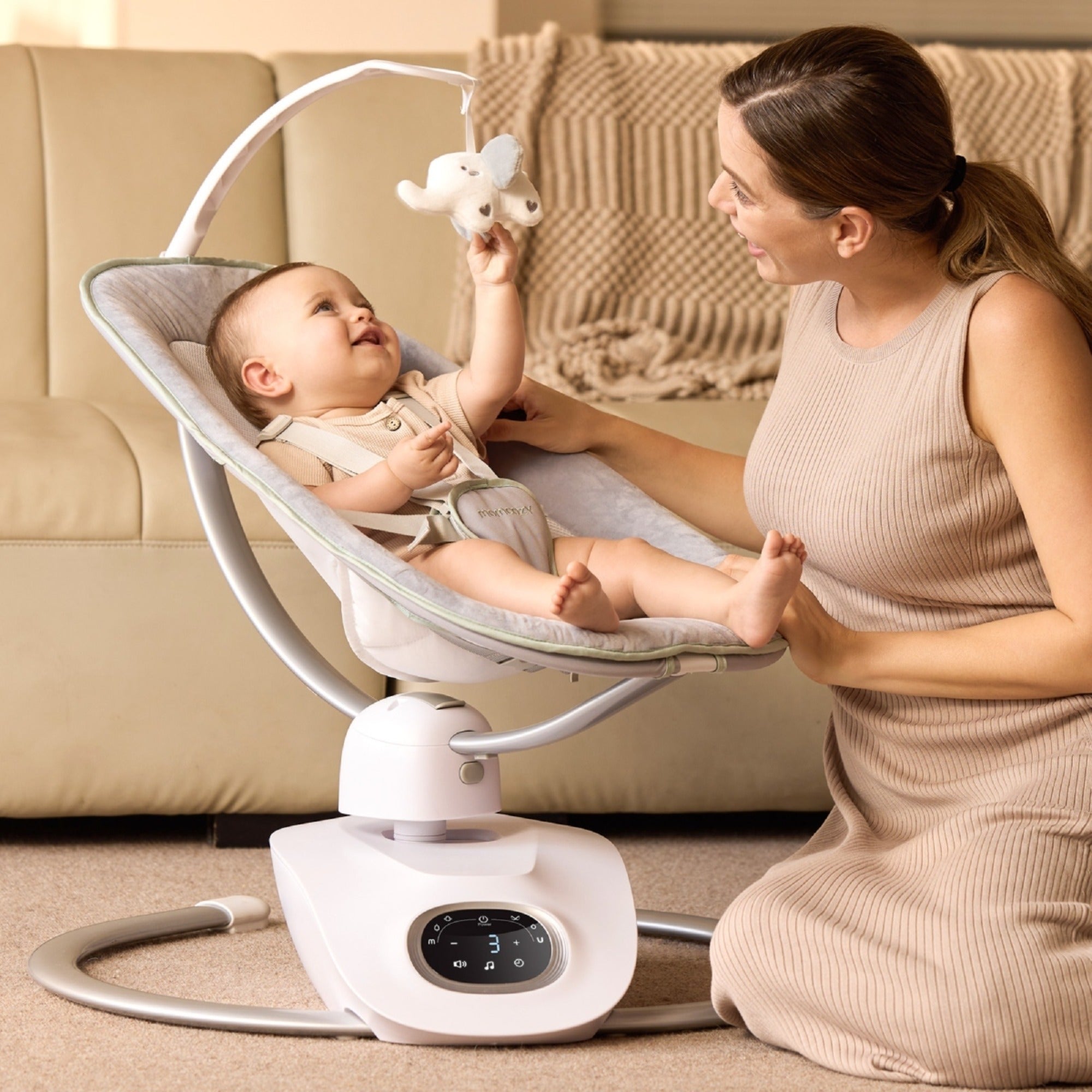 momcozy elektrische 3D Babyschaukel