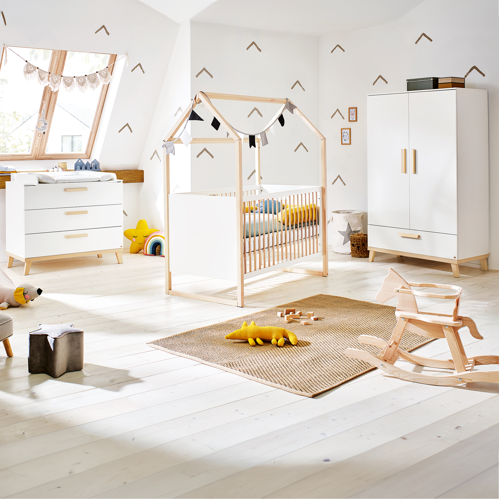 Pinolino 3-teiliges Spar-Set Babyzimmer Larsson
