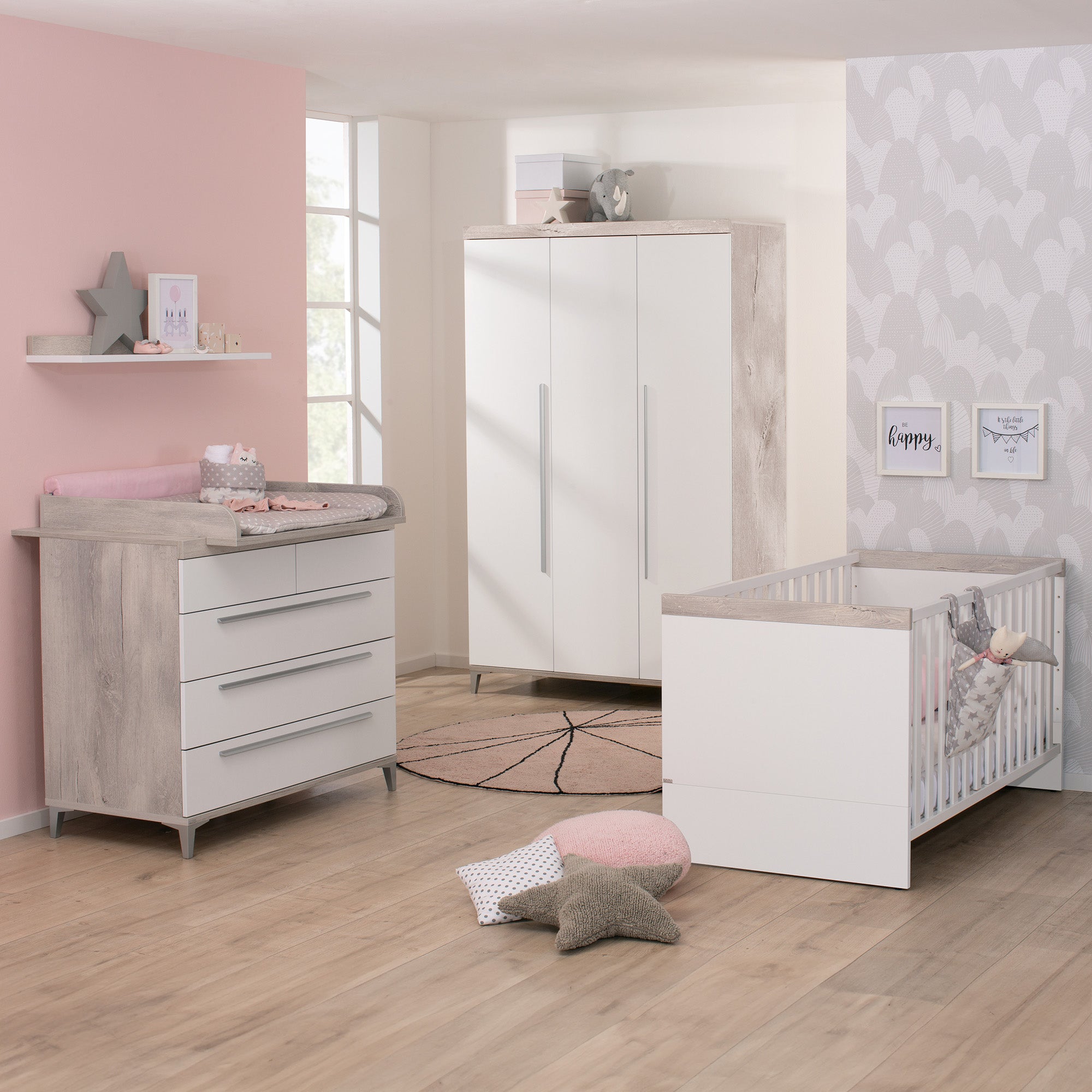 PAIDI 4-teiliges Spar-Set Babyzimmer Mathea