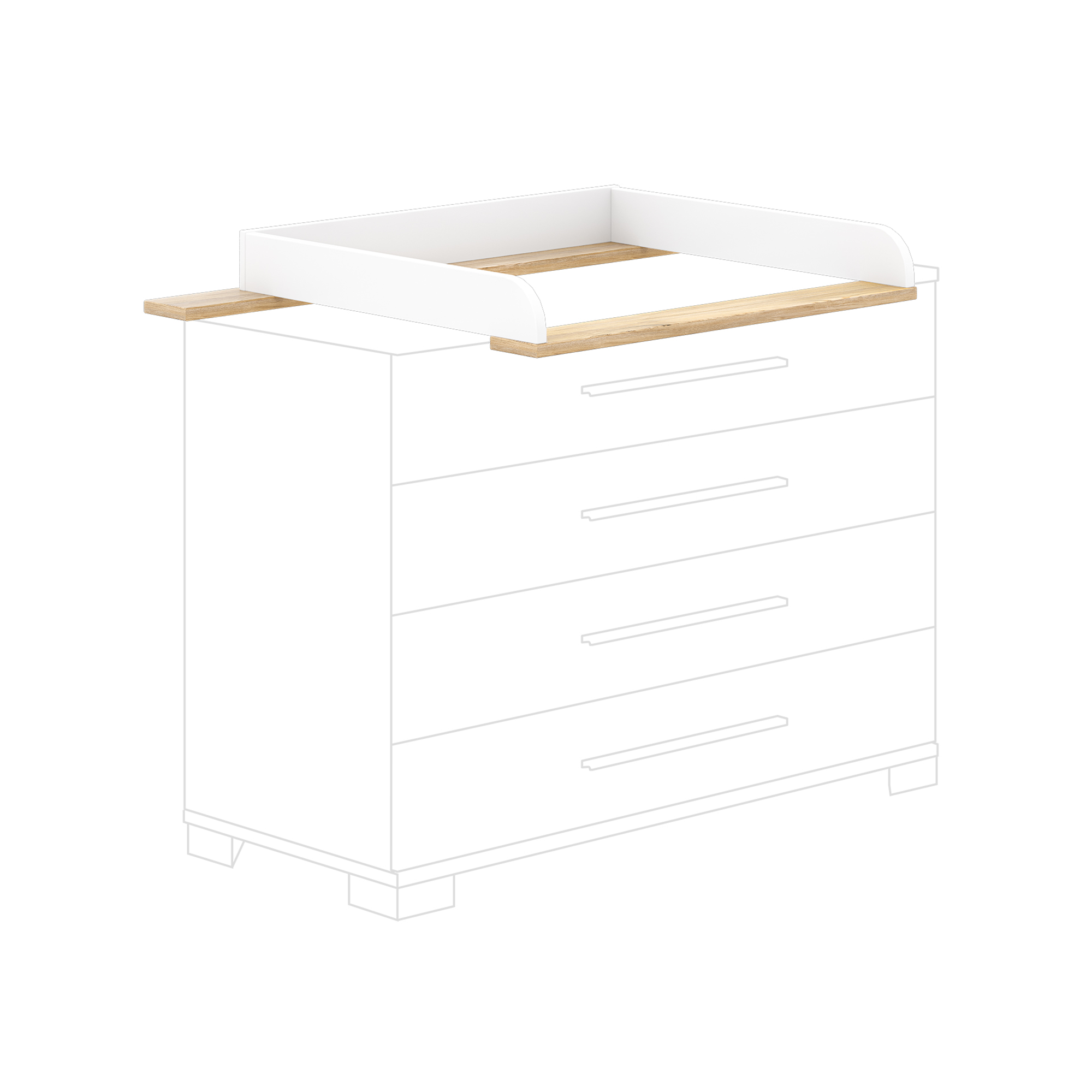 PAIDI 4-teiliges Babyzimmer Yolanda
