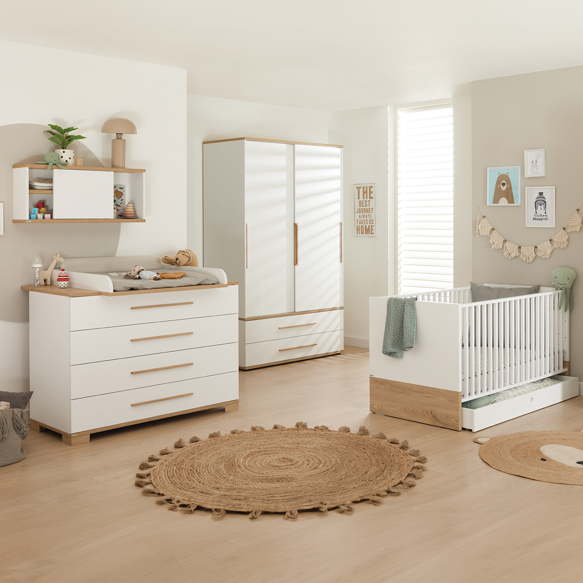 PAIDI 4-teiliges Babyzimmer Yolanda