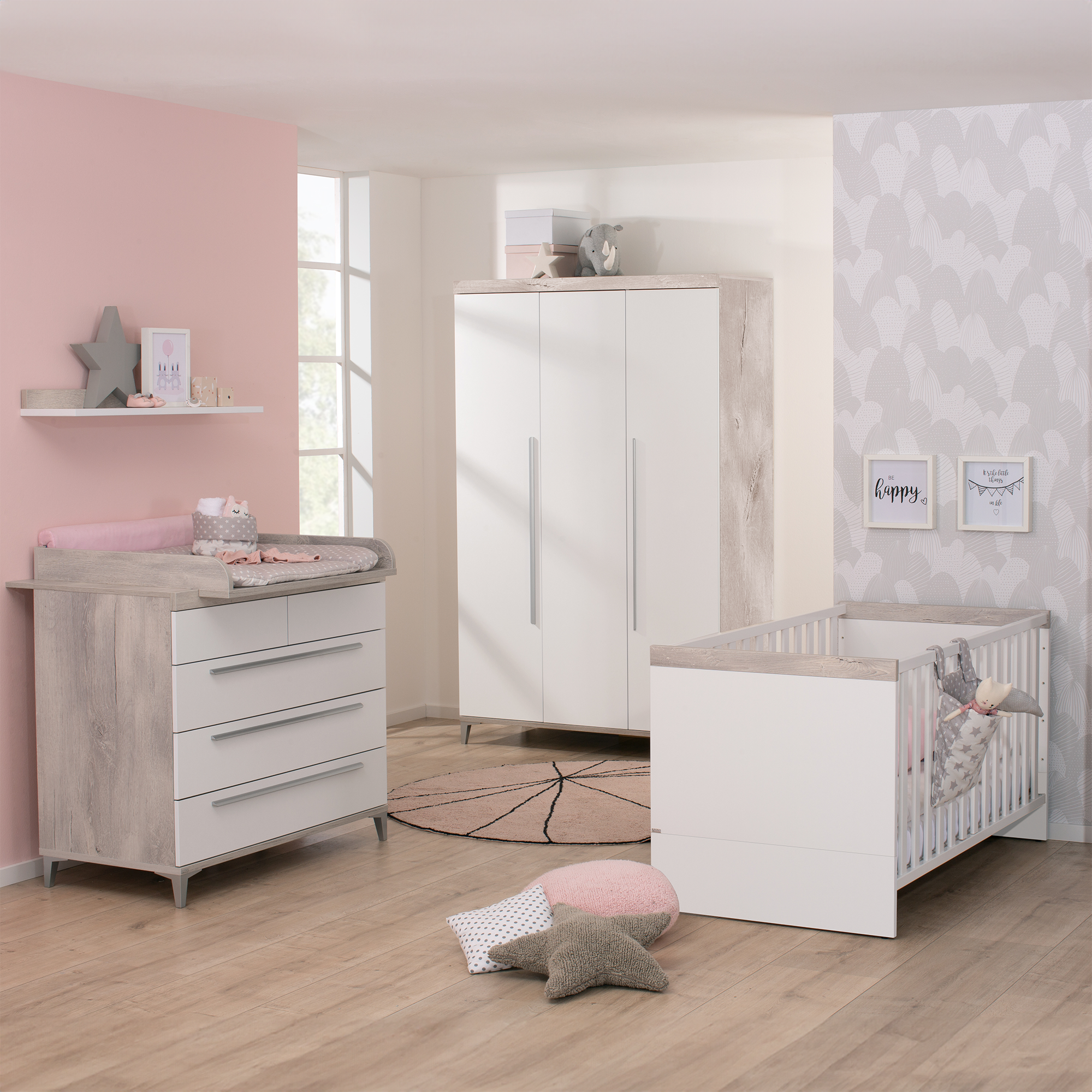 PAIDI 3-teiliges Spar-Set Babyzimmer Mathea