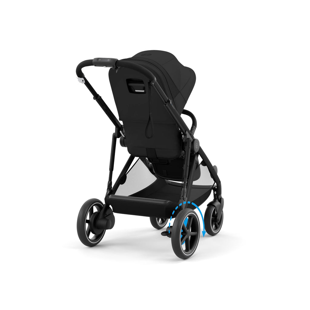 cybex PLATINUM Set e-Gazelle S Moon Black mit Wanne