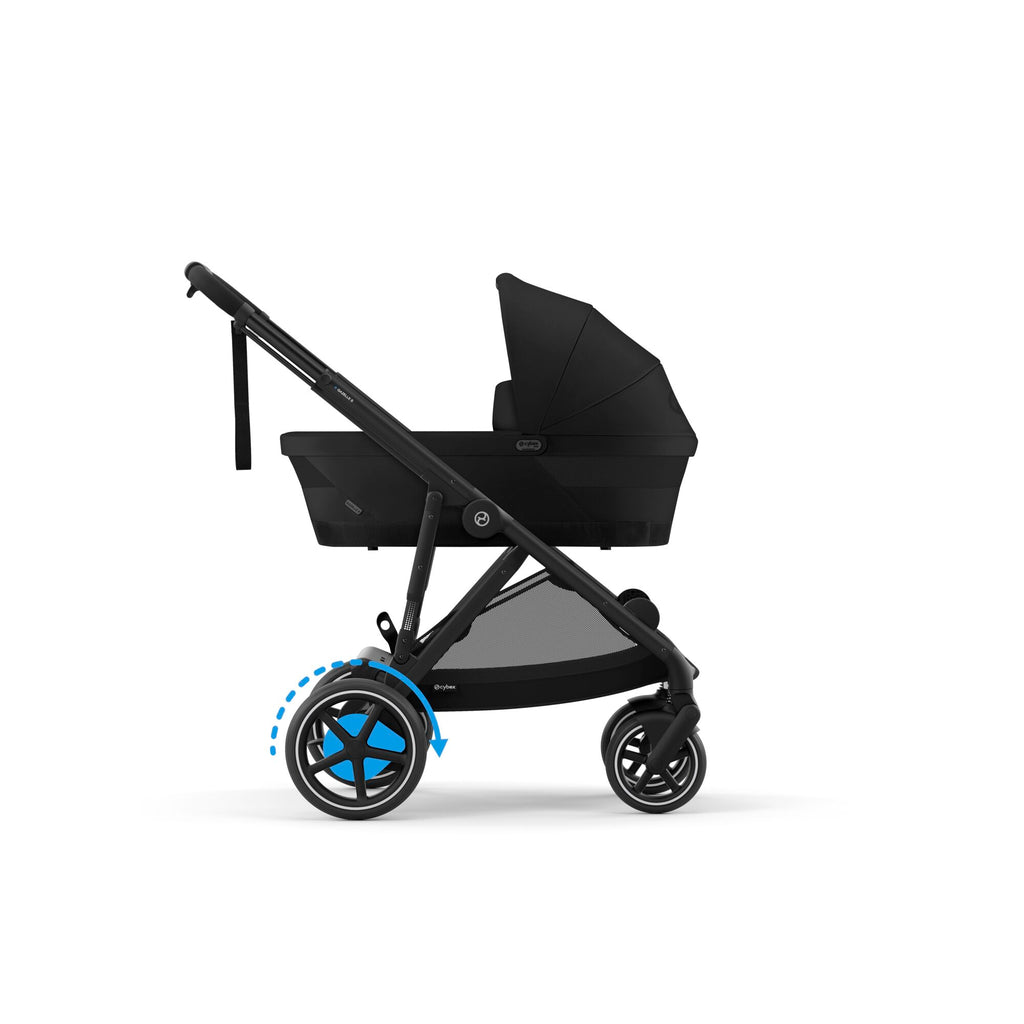 cybex PLATINUM Set e-Gazelle S Moon Black mit Wanne