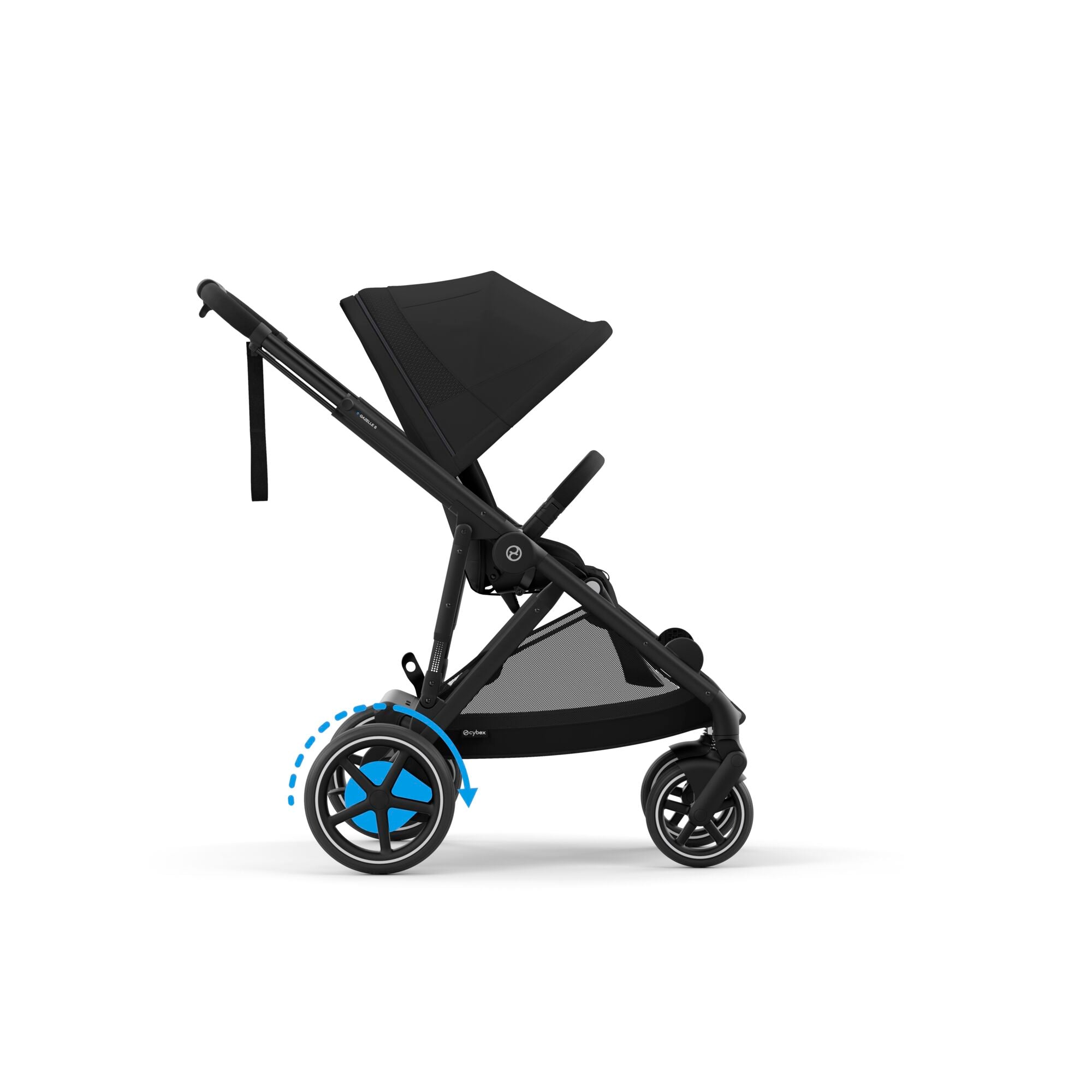 cybex PLATINUM Set e-Gazelle S Moon Black mit Wanne
