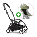 STOKKE Set YOYO³ Gestell Black mit 6+ Textilset