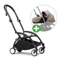 STOKKE Set YOYO³ Gestell Black mit 0+ Neugeborenen-Set