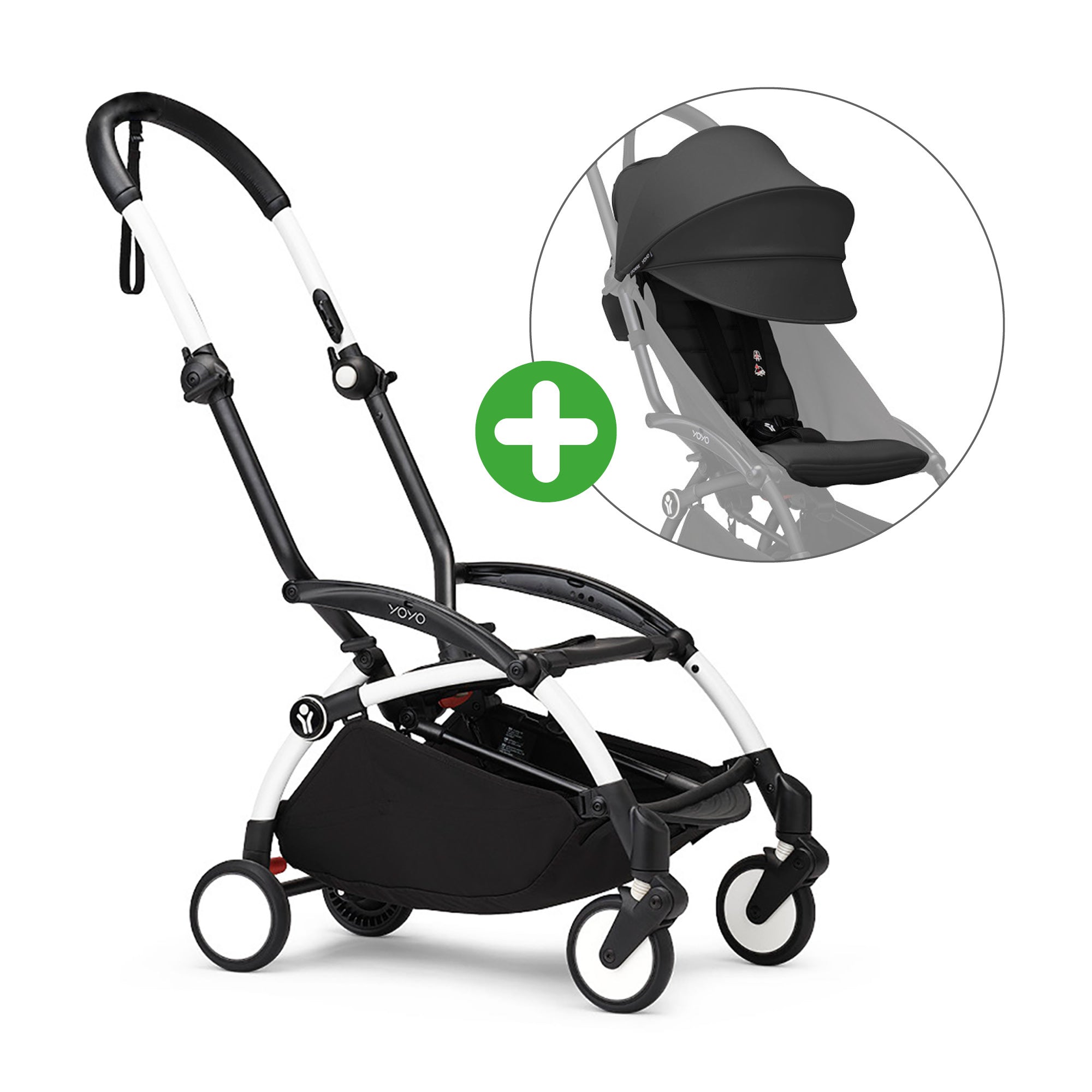 STOKKE Set YOYO³ Gestell Weiß mit 6+ Textilset