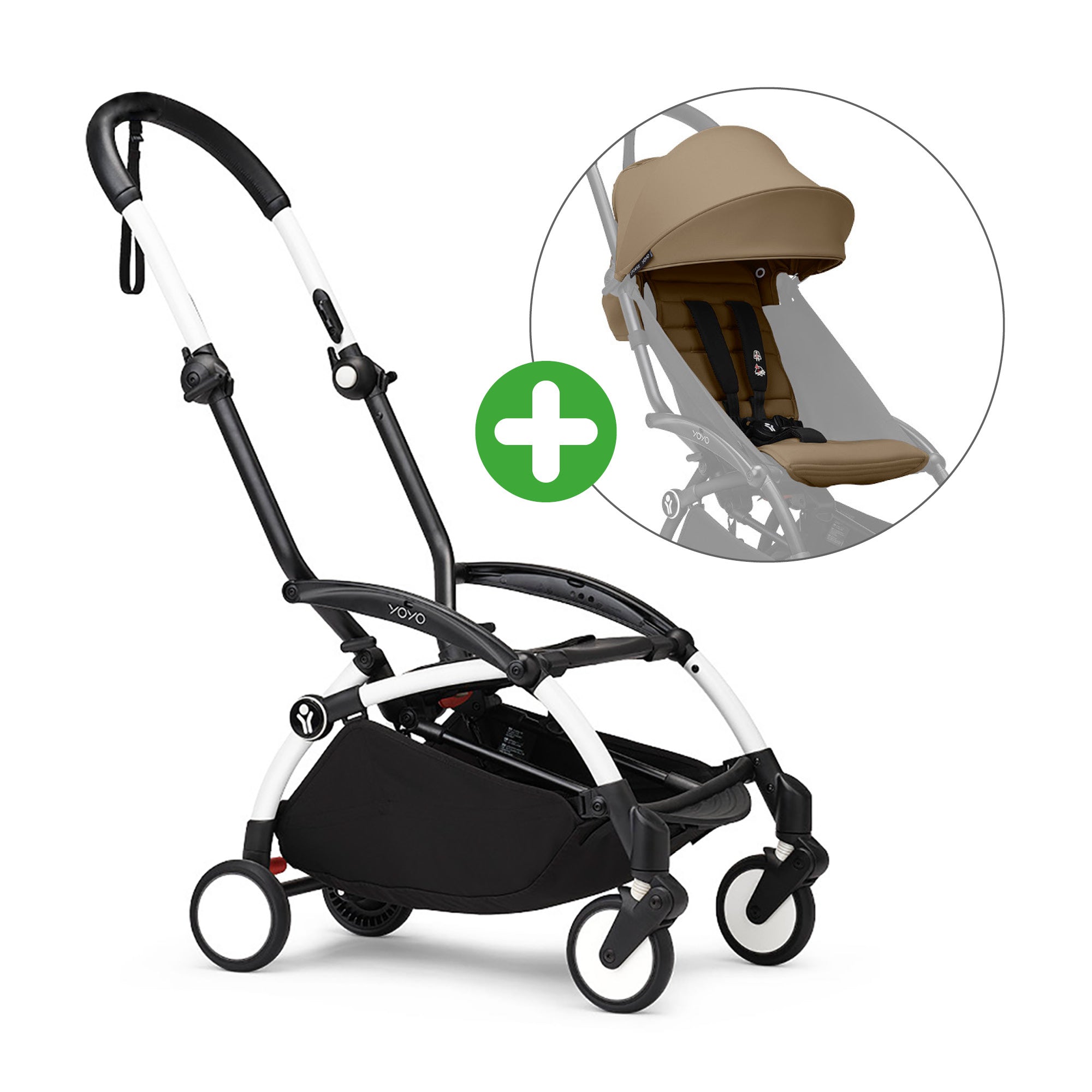 STOKKE Set YOYO³ Gestell Weiß mit 6+ Textilset