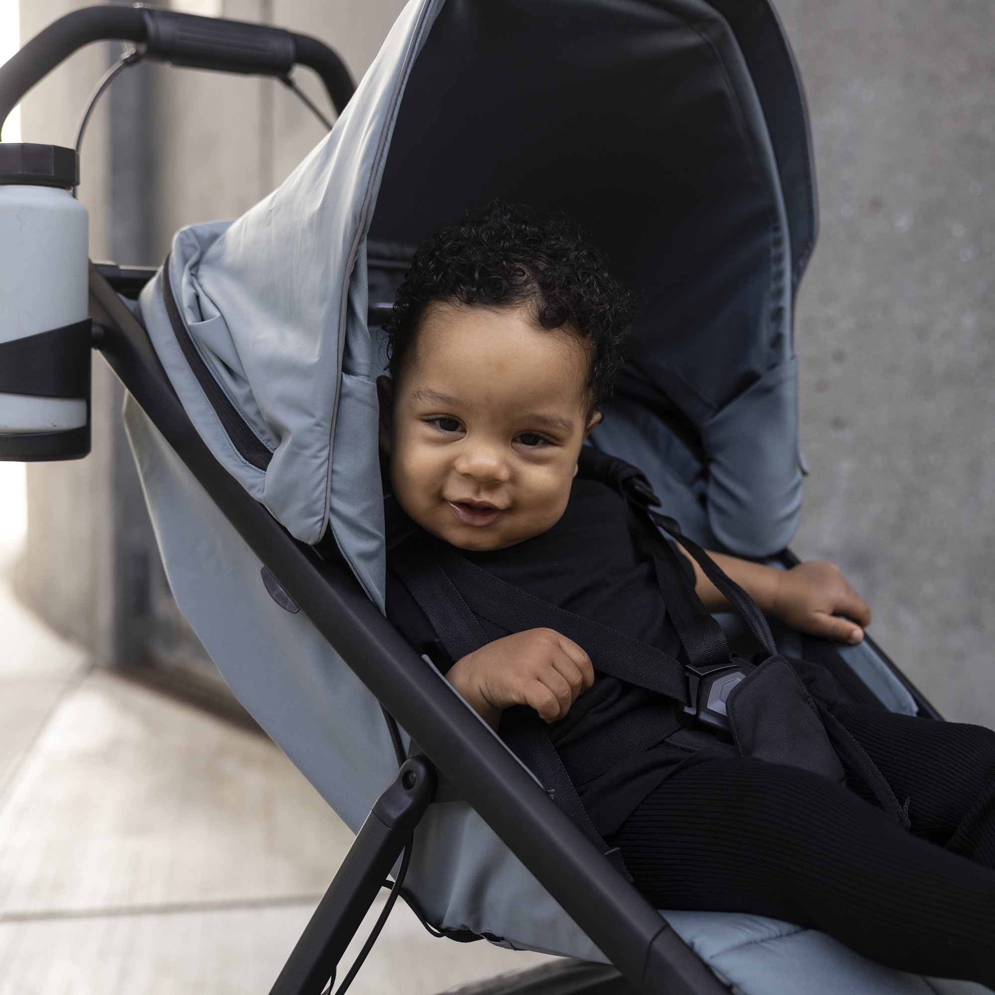 THULE Urban Glide 3 Set Mid Blue mit Babyschale Maple
