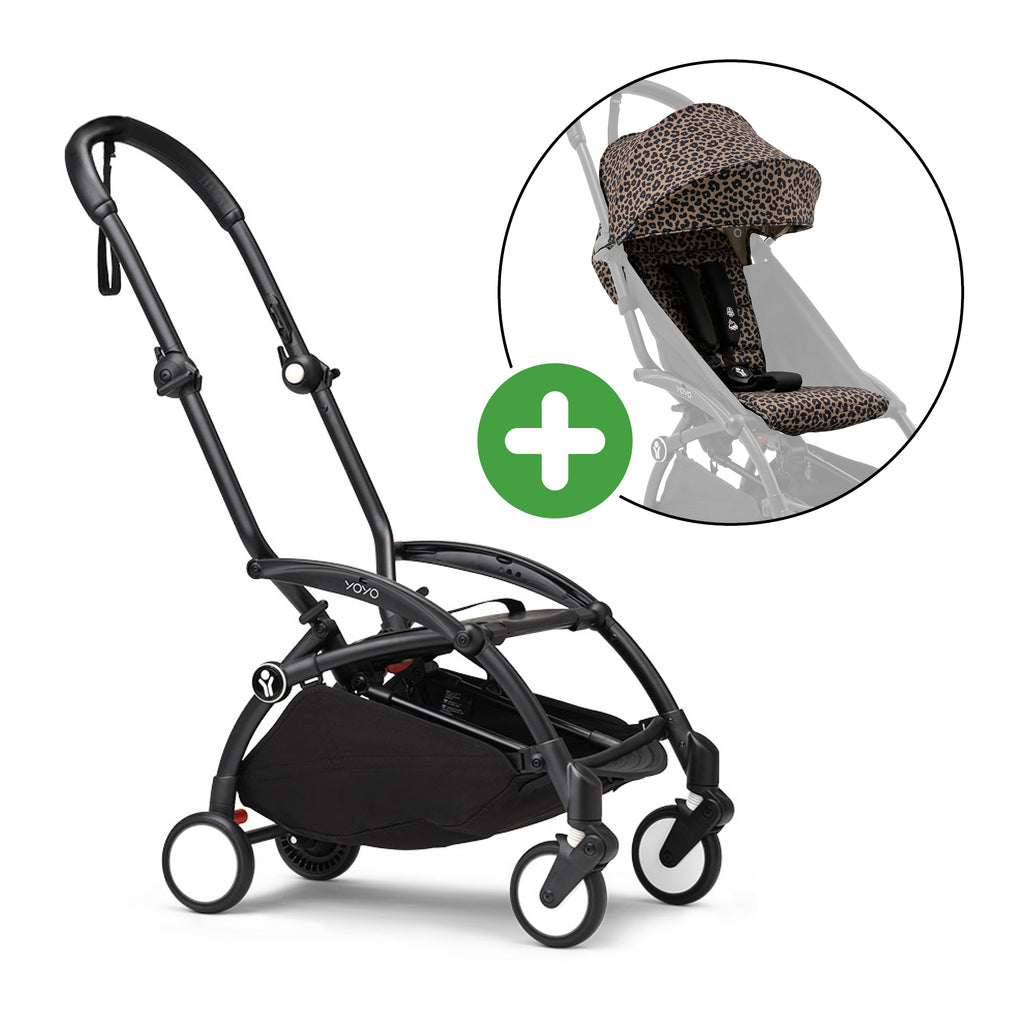 STOKKE Set YOYO³ Gestell Black mit 6+ Textilset