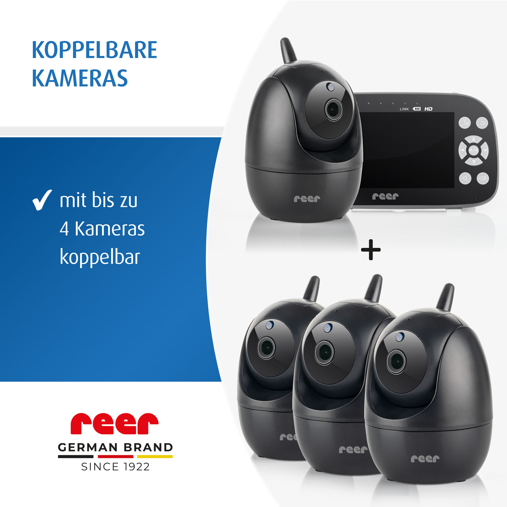 reer BabyCam Pro HD Move und Zusatzkamera BabyCam Pro HD Move