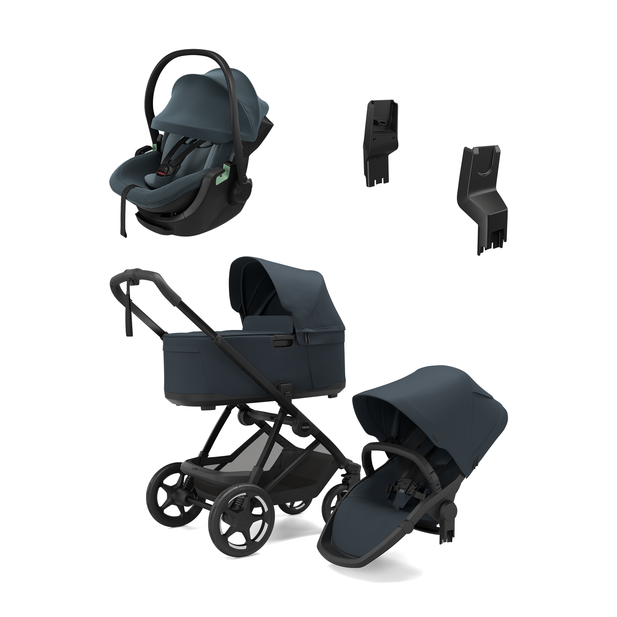 THULE Charm Set mit Babyschale Maple