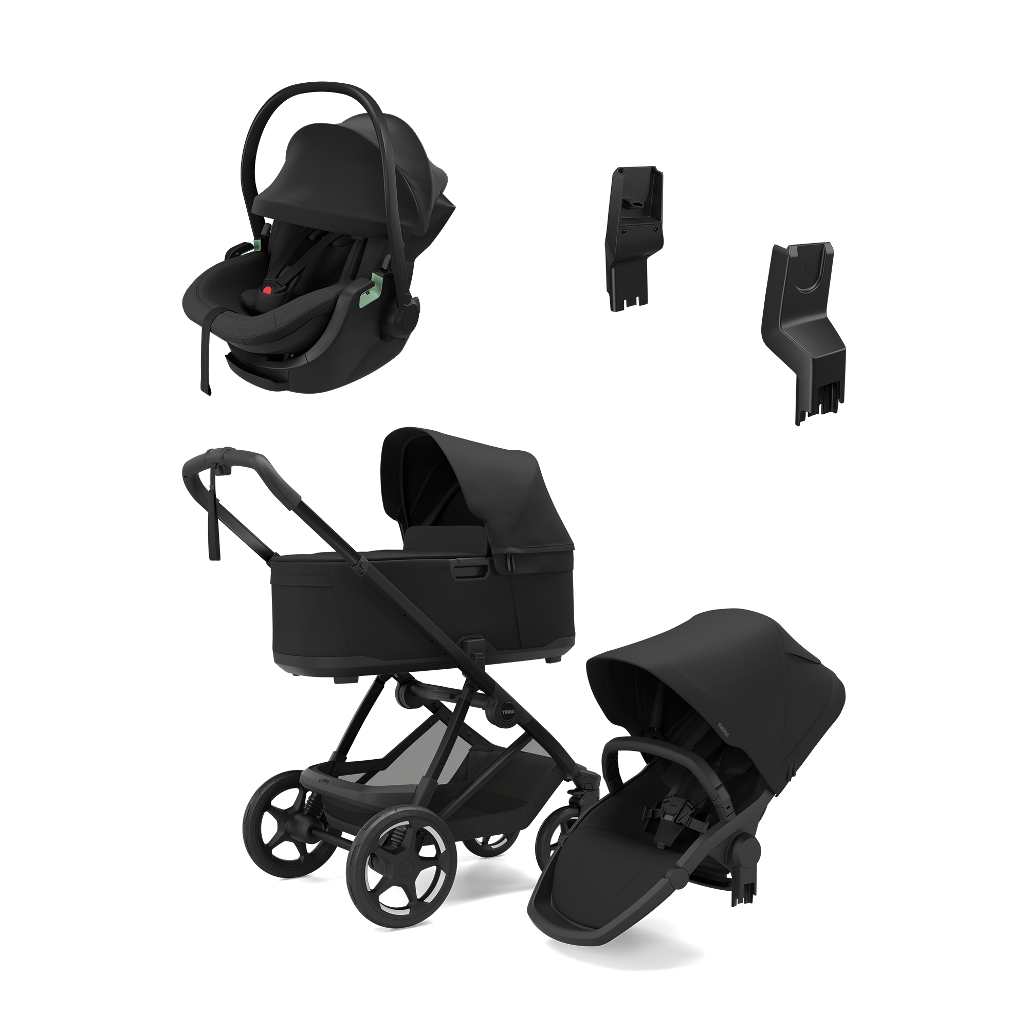 THULE Charm Set mit Babyschale Maple