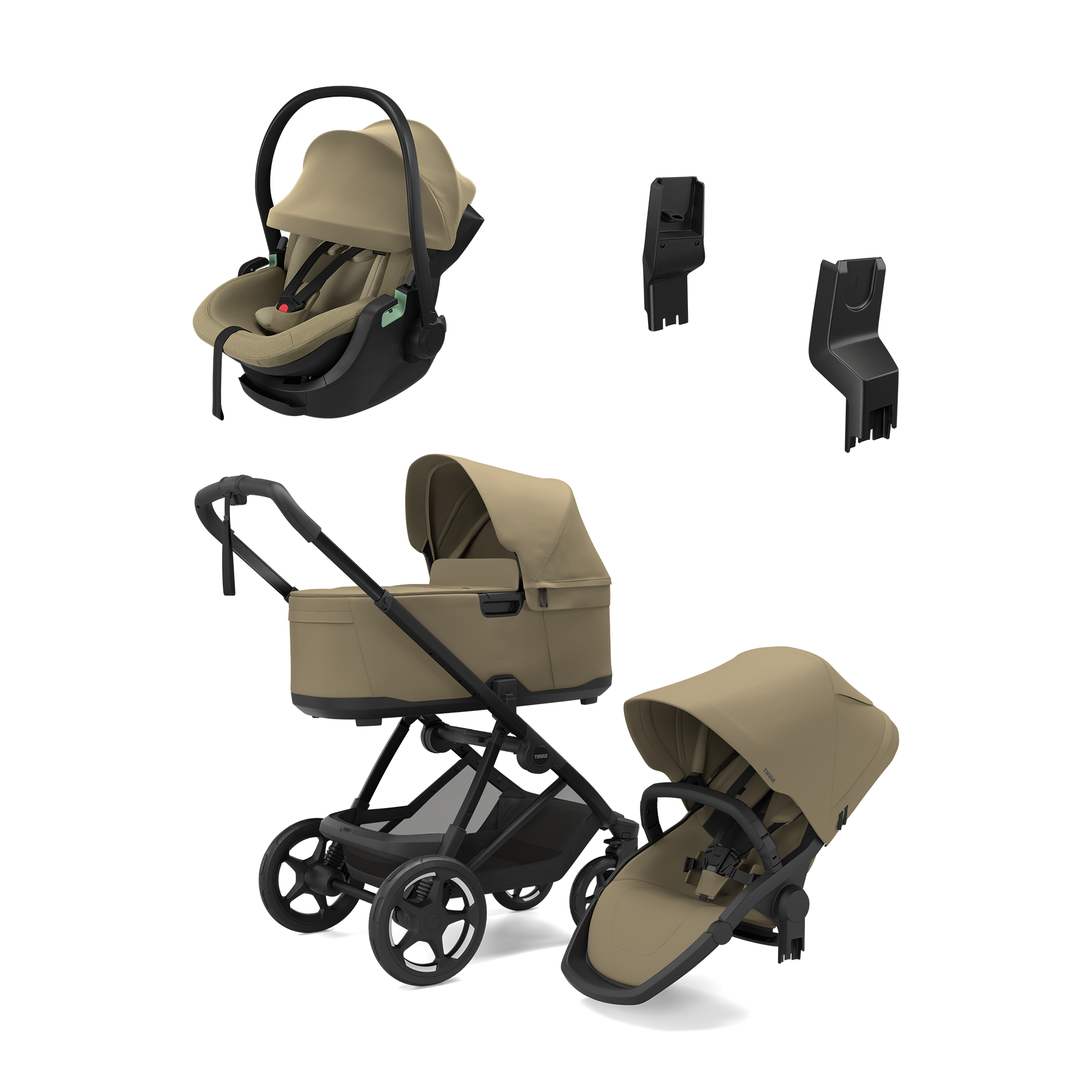 THULE Charm Set mit Babyschale Maple